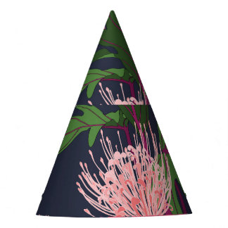 Chapeaux De Fètes Paradis tropical : Feuilles et fleurs exotiques