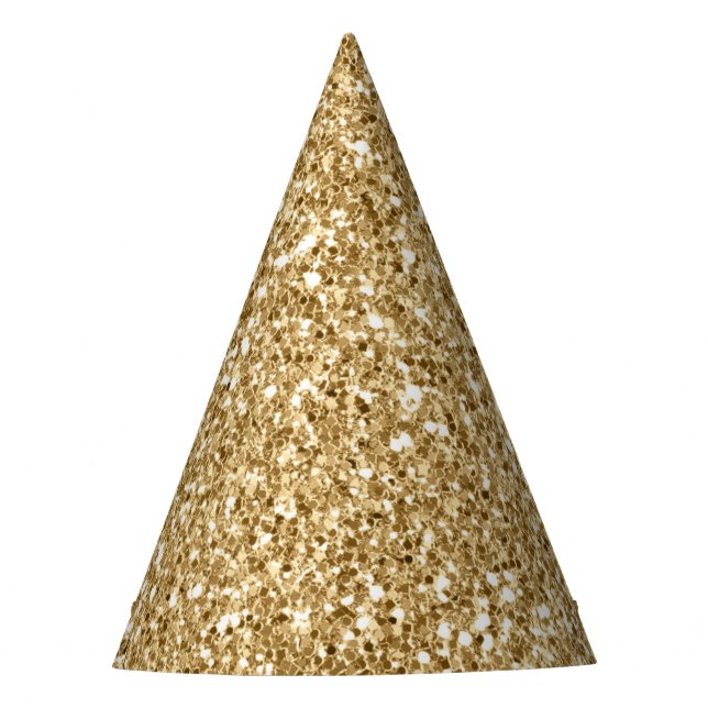 Chapeaux De Fètes Parties scintillant d'or (Devant)