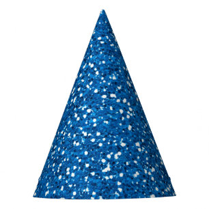Chapeaux De Fètes Parties scintillantes bleues scintillantes