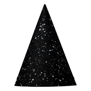 Chapeaux De Fètes Parties scintillantes Stars2 - Noir argenté