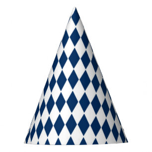 Chapeaux De Fètes Party le casquette avec le motif bleu et blanc de