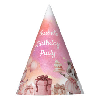 Chapeaux De Fètes Pastel Animal Birthday Party Hat