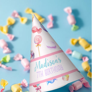 Chapeaux De Fètes Pastel Watercolor Sweet Candy Wonderland Anniversa