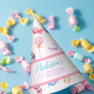 Chapeaux De Fètes Pastel Watercolor Sweet Candy Wonderland Anniversa