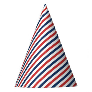 Chapeaux De Fètes Patriotique Rouge Blanc et Bleu