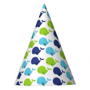Chapeaux De Fètes Pattern of Whales, Cute Whales, Sea Animals