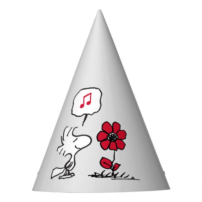 Chapeaux De Fètes PEANUTS | Motif rouge et noir (Devant)