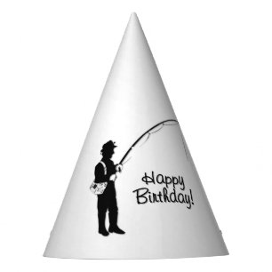 Chapeaux De Fètes Pêche Joyeux Anniversaire
