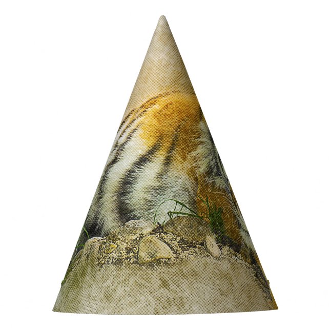 Chapeaux De Fètes Peinture sur tigre (Devant)