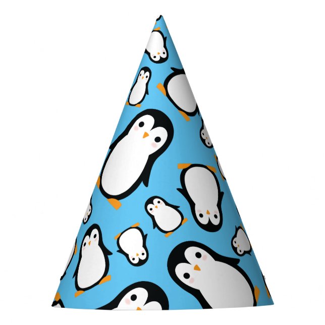 Chapeaux De Fètes Penguin Cute hiver 1er anniversaire Casquettes (Devant)
