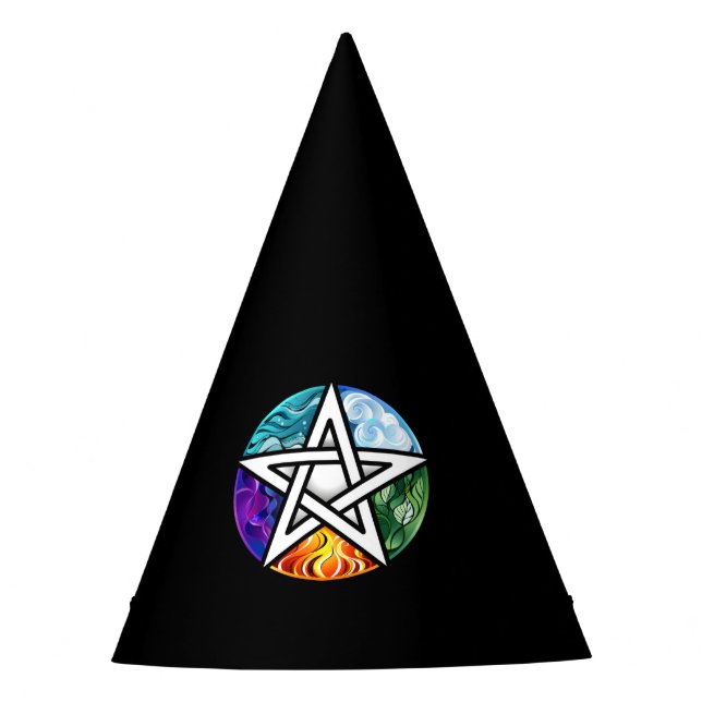 Chapeaux De Fètes pentagramme du Wiccan (Devant)