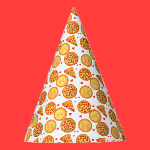 Chapeaux De Fètes Peperroni, Fromage Et Pizza Margherita
