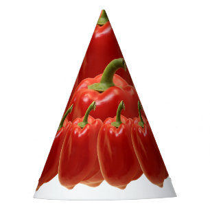Chapeaux De Fètes Pepper Bell Rouge. Frais du marché