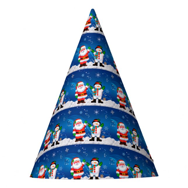 Chapeaux De Fètes Père Noël et Snowman (Devant)
