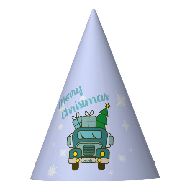 Chapeaux De Fètes Père Noël vue de devant Joyeux Noël (Devant)