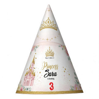 Chapeaux De Fètes Personnalisable Princess Castle Casquette de fête