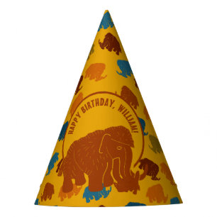 Chapeaux De Fètes Personnalisation du mammouth laineux doré et roui