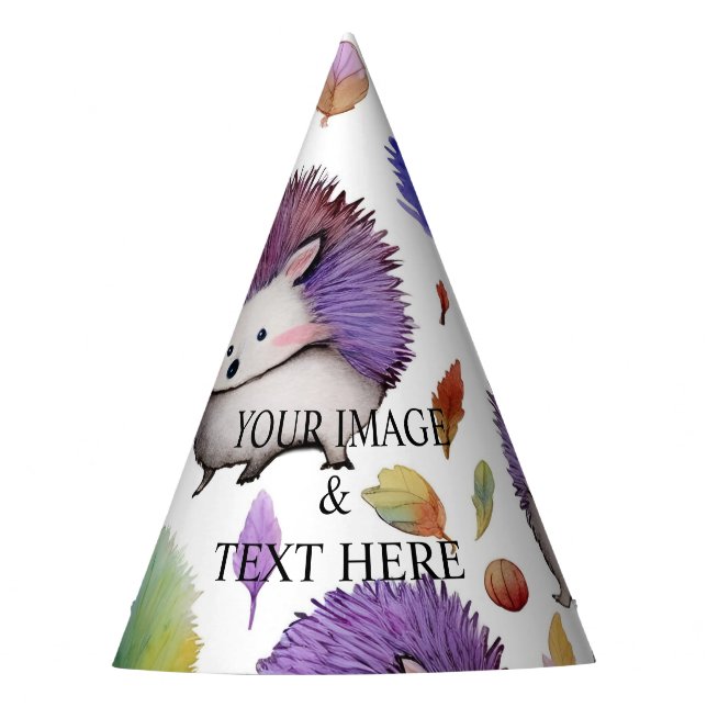 Chapeaux De Fètes Personnalisé Personnalisé Votre Propre Photo & Tex (Devant)