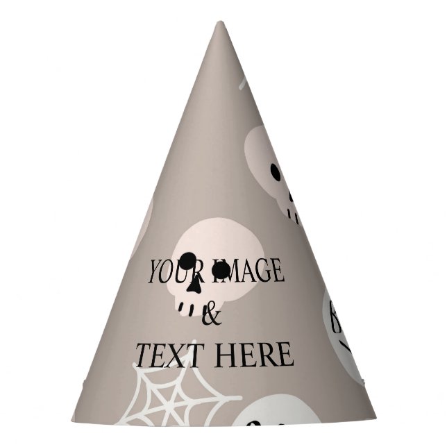 Chapeaux De Fètes Personnalisé Personnalisé Votre Propre Photo & Tex (Devant)