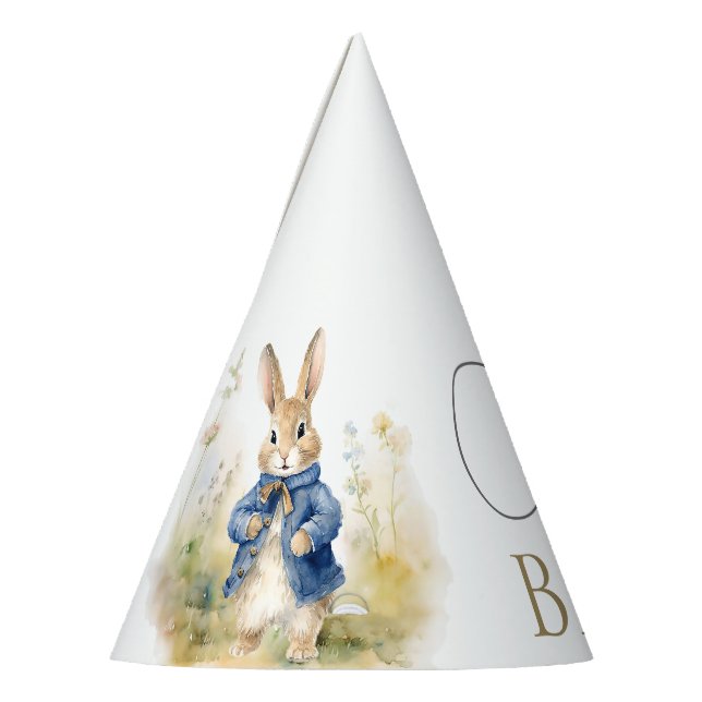 Chapeaux De Fètes Peter Rabbit Aquarelle Anniversaire (Gauche)