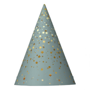 Chapeaux De Fètes Petite Golden Stars Party Casquette de mousse de m