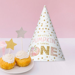 Chapeaux De Fètes Petites filles Citrouilles 1er anniversaire