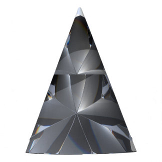 Chapeaux De Fètes Pierre de diamant : l'espace noir brille.