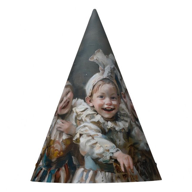 Chapeaux De Fètes Pierrots - Casquette de fête (Devant)