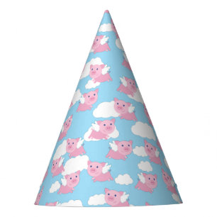 Chapeaux De Fètes Pig volant mignon 1er anniversaire Casquettes de f
