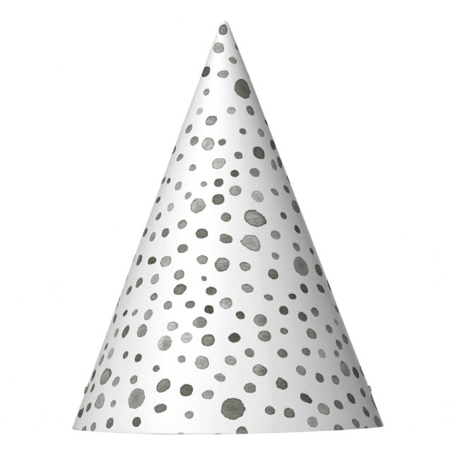 Chapeaux De Fètes Pine Confetti Aquarelle Points Casquette (Devant)