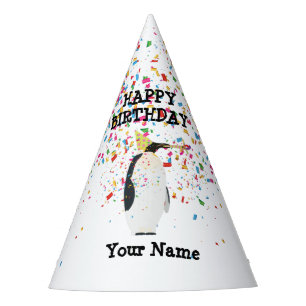 Chapeaux De Fètes Pingouin - Animaux à la fête d'anniversaire