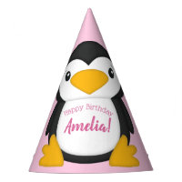 Pingouin Anniversaire rose