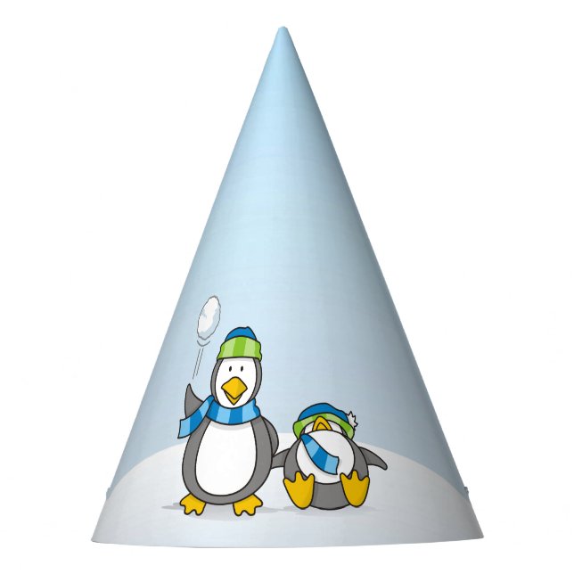 Chapeaux De Fètes Pingouins à neige (Devant)