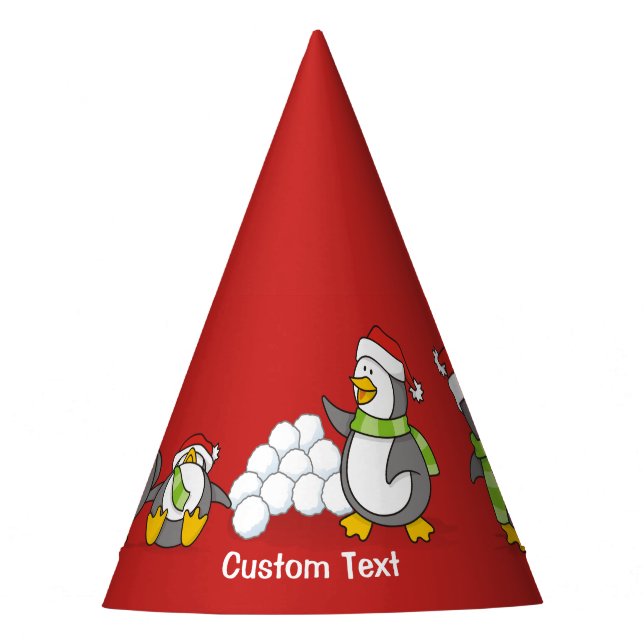 Chapeaux De Fètes Pingouins de Noël (Devant)