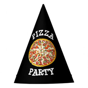 Chapeaux De Fètes Pizza Party Papier fête Anniversaire Casquette