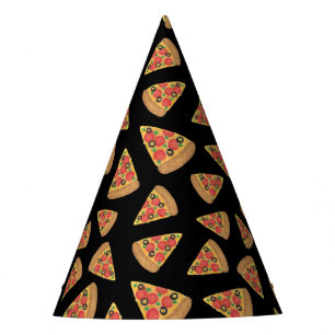 Chapeaux De Fètes Pizza Party Pepperoni Novelt