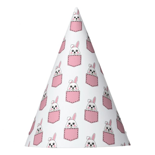 Chapeaux De Fètes Pocket Pet Bunny Motif (Devant)