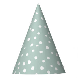 Chapeaux De Fètes Points Dalmatiens verts, Points Dalmatiens, Pots D
