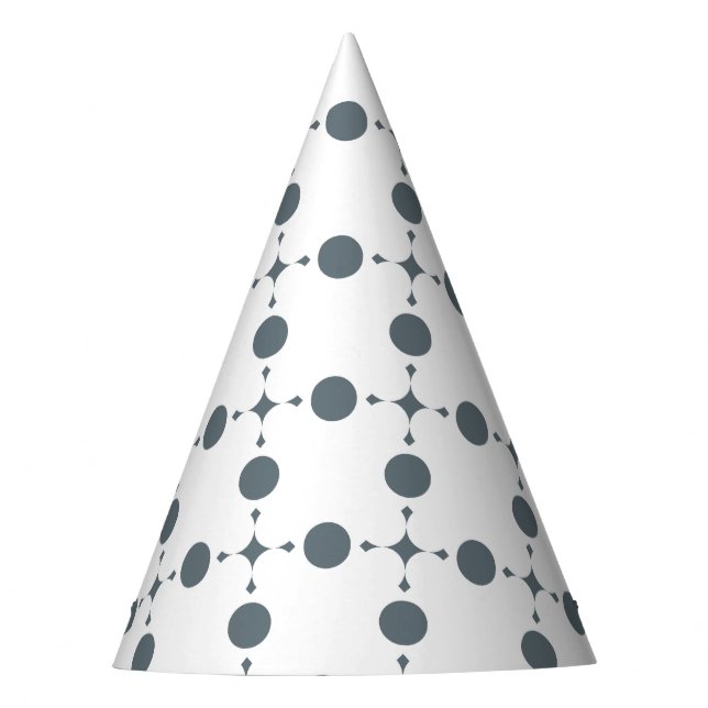 Chapeaux De Fètes Points gris, motif à pois, points, pois (Devant)