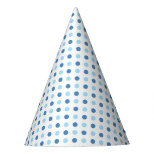 Chapeaux De Fètes Pois Bébé Bleu