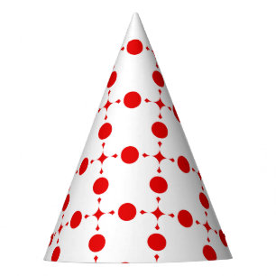 Chapeaux De Fètes Pois rouges, Motif à points polka, points, pointil