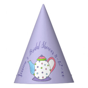 Chapeaux De Fètes Polka Dot Teapot Après-Midi Tea Baby shower