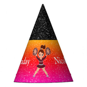 Chapeaux De Fètes Pom-pom girl "Joyeux anniversaire" Casquette de la