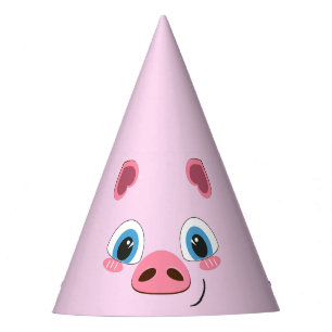 Chapeaux De Fètes Porcelet mignon, grands yeux bleus