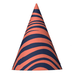 Chapeaux De Fètes Poster de animal Coral Glamore Tiger Stripes