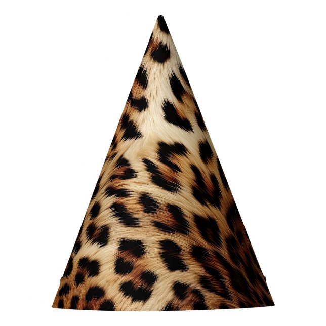 Chapeaux De Fètes Poster de animal Leopard à crème Brown (Devant)