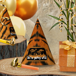 Chapeaux De Fètes Poster de animal Tiger Anniversaire Casquette