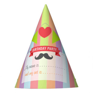 Chapeaux De Fètes Poster de cirque vintage Anniversaire des enfants