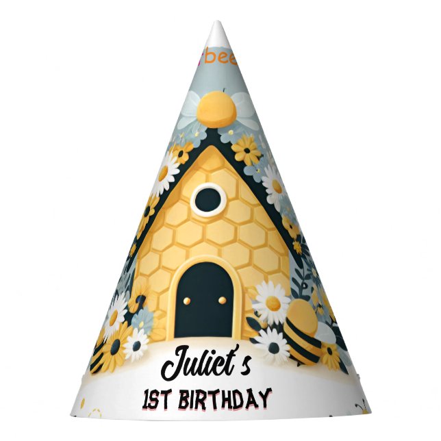 Chapeaux De Fètes pour la marguerite printanière Jaune premier jour  (Devant)