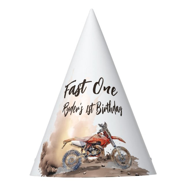 Chapeaux De Fètes Premier Anniversaire Fast One Little Racer (Devant)